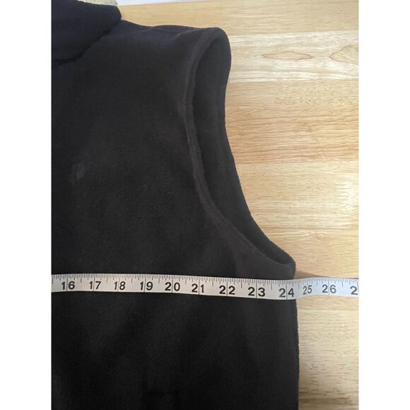 Izod Jeans Men’s Navy Fleece Vest Sherpa Collar Zip Front Size Large - Picture 11 of 13